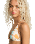 Sunblind Remi Tri Bikini Top in Salt Crystal