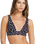 The Billabong Womens Shadow Tropic Remi Plunge Bikini Top in Multi