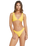 The Billabong Womens Tanlines Cocoa Cheeky Bikini Bottoms in Sunburst