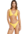 The Billabong Womens Tanlines Cocoa Cheeky Bikini Bottoms in Sunburst