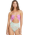 The Billabong Womens Folk Story Andrew One Piece Swimsuit in Multi