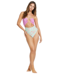 The Billabong Womens Folk Story Andrew One Piece Swimsuit in Multi