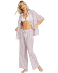 The Billabong Womens Tropic Beach Cover Up Trousers in Amethyst Smoke