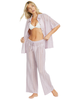 The Billabong Womens Tropic Beach Cover Up Trousers in Amethyst Smoke