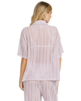 The Billabong Womens Largo Overshirt in Amethyst Smoke