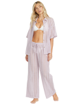 The Billabong Womens Largo Overshirt in Amethyst Smoke