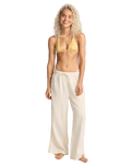 Feelin Fine Trousers in White Cap