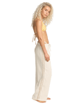Feelin Fine Trousers in White Cap