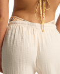 Feelin Fine Trousers in White Cap