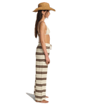 Hot Stripe Trousers in Teak