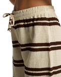 Hot Stripe Trousers in Teak