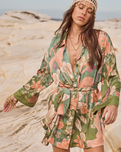 The Spell Womens Floridian Shirt Dress in Sage