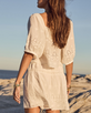 The Spell Womens Maiden Lace Mini Skirt in Antique White