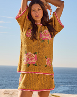 Coastal Granny Top in Mustard
