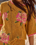 Coastal Granny Top in Mustard