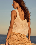 The Spell Womens Maiden Lace Cami Top in Antique White