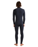 The Quiksilver Mens Everyday Sessions 5/4/3mm Chest Zip Wetsuit in Black