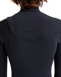 The Quiksilver Mens Everyday Sessions 5/4/3mm Chest Zip Wetsuit in Black