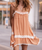 Poison Peach Dress in Rose