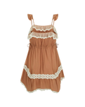 Poison Peach Dress in Rose