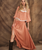Poison Peach Maxi Skirt in Rose