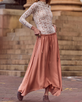 The Spell Womens Poison Peach Maxi Skirt in Rose