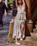 The Spell Womens Labyrinth Lace Maxi Skirt in Cloud Cream