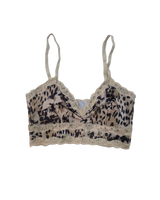 The Spell Womens Snow Leopard Bralette in Animal