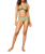 Le Soleil High Waist Bikini Bottoms in Jungle Roof