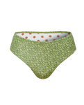 Le Soleil High Waist Bikini Bottoms in Jungle Roof