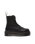 The Dr Martens Womens Jadon III Pisa Leather Platform Boots in Black Pisa