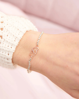 A Little Beautiful Friend Bracelet in Silver & Rose Gold