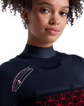 Swell Natural 3/2mm Front Zip Wetsuit in Flower