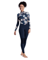 Swell Natural 3/2mm Back Zip Wetsuit in Flower