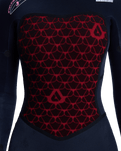 Swell Natural 3/2mm Back Zip Wetsuit in Flower