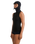 The Roxy Swell Series Natural 2mm Hooded Wetsuit Vest in Black