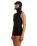 The Roxy Swell Series Natural 2mm Hooded Wetsuit Vest in Black