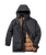 Baltic Insulated Parka Jacket in Black