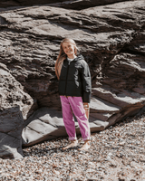Girls Thousand Stars Corduroy Joggers in Mauve Orchid