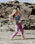 Girls Thousand Stars Corduroy Joggers in Mauve Orchid