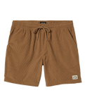 The Brixton Mens Everyday Corduroy Walkshorts in Khaki