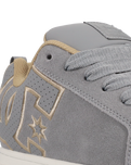 Court Graffik Shoes in Grey, Tan & Off White