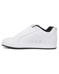Court Graffik Shoes in White & Black