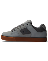 The DC Shoes Mens Pure Shoes in Carbon & Gum