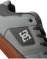 The DC Shoes Mens Pure Shoes in Carbon & Gum