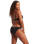 The Seafolly Womens Sea Dive Bralette Bikini Top in Black