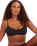 The Seafolly Womens Sea Dive Bralette Bikini Top in Black