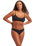 The Seafolly Womens Sea Dive Bralette Bikini Top in Black