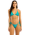 The Seafolly Womens Sea Dive Slide Tri Bikini Top in Caribbean Blue