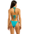 The Seafolly Womens Sea Dive Slide Tri Bikini Top in Caribbean Blue